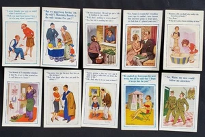 Vintage Donald McGill Comic Postcards - Collection of 10 - Picture 1 of 2