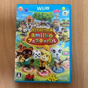 Animal Crossing Amiibo Festival Nintendo Wii U Tested Japanese ver with Case - Picture 1 of 2
