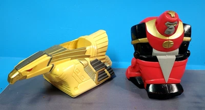 vtg 1995 Saban Power Rangers transformer Part Lot ape falcon zord lot - Image 1 of 4