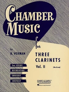 Chamber Music Three Clarinets Vol 2 Contest Sheet Music Trios Rubank Book - Picture 1 of 1