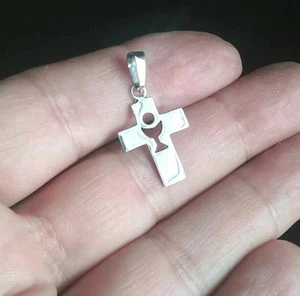 Erick's Sterling Silver Eucharist Cross Taxco.925 - Picture 1 of 6
