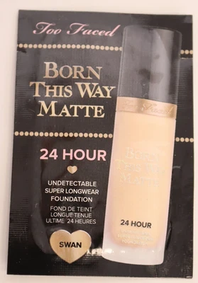 too faced born this way matte 24 hour color swan (test size) - Image 1 of 3