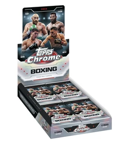 2024 Topps Chrome® Boxing Hobby Box BRAND NEW FACTORY SEALED IN HAND READY - Picture 1 of 1