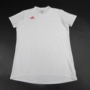 adidas Short Sleeve Shirt Youth White Used - Picture 1 of 17