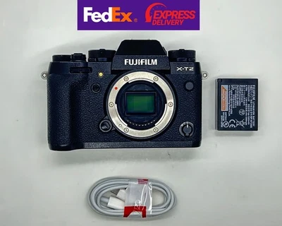 Fujifilm X-T2 24.3MP Digital SLR Camera Black (Body Only) - Image 1 of 4