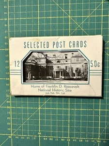 Set of 11 FDR Hyde Park Postcards + Original Sleeve – Franklin D. Roosevelt NY - Foto 1 di 10