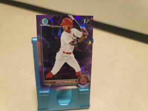 2022 Bowman Chrome Sapphire 1st Purple Refractor /25 Jonathan Mejia C1007 - Picture 1 of 6