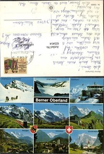 655414,Mehrbild Ak Berner Oberland Wengen Interlaken Grindelwald - Bild 1 von 1
