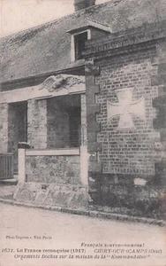 Alte AK KRIEG 14-18 WWI CHIRY-OURSCAMPS OISE Kreuz Maul ec 1917 - Bild 1 von 1