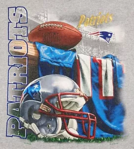 VINTAGE NE Patriots Drew Bledsoe Shirt Mens Extra Large Nutmeg Mills Adult A37 - Picture 1 of 14