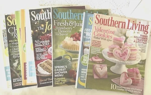 Southern Living Magazines 2010 Lot of 10 Recipes Travel Home Makeovers Good Cond - Imagen 1 de 11
