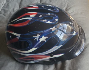Harley Davidson Small American Flag helmet - Picture 1 of 5
