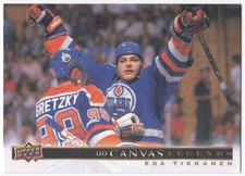 2020-21 SP Signature Edition Legends UD Canvas ESA TIKKANEN C-80 Edmonton Oilers