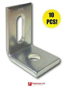 (QTY 10) 1-Hole 90DEG Corner Adjustable Angle Unistrut Channel One Slot #4645 - Picture 1 of 3