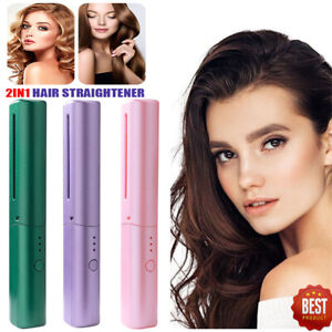Hair Straightener Professional Portable Mini USB Rechargeable