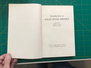 Introduction to Solid State Physics 1953 First Printing - Picture 1 of 11