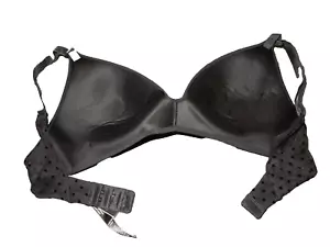 Victoria's Secret Wireless Padded Black Smooth Push Up Bra 32C NWT - Picture 1 of 6