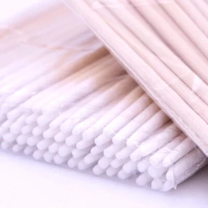 Aplicador de hisopos de algodón en punta Q-tips palos de madera aplicador 100 un. - Imagen 1 de 7