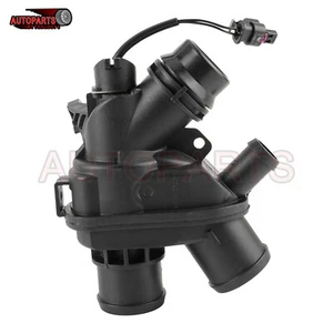 Thermostat w/ Sensor For Jaguar XF 2013-2020 XE 2017-2019 XJ 2013-2019 3.0L V6 - Picture 1 of 9