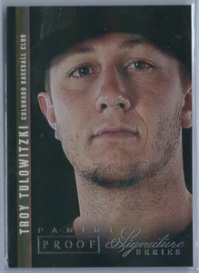 2012 Signature Series Baseball Troy Tulowitzki Rockies Base Card Proof #18/25 - Foto 1 di 2