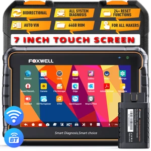 FOXWELL GT60 Car Diagnostic Tool OBD2 Scanner ALL System Bluetooth TPMS DPF ABS - Picture 1 of 13