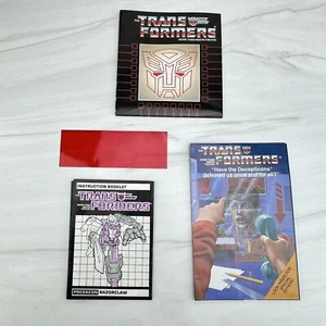 Razorclaw Instruction Manual Booklet 1986 Hasbro G1 Transformers Decoder Catalog - Picture 1 of 4