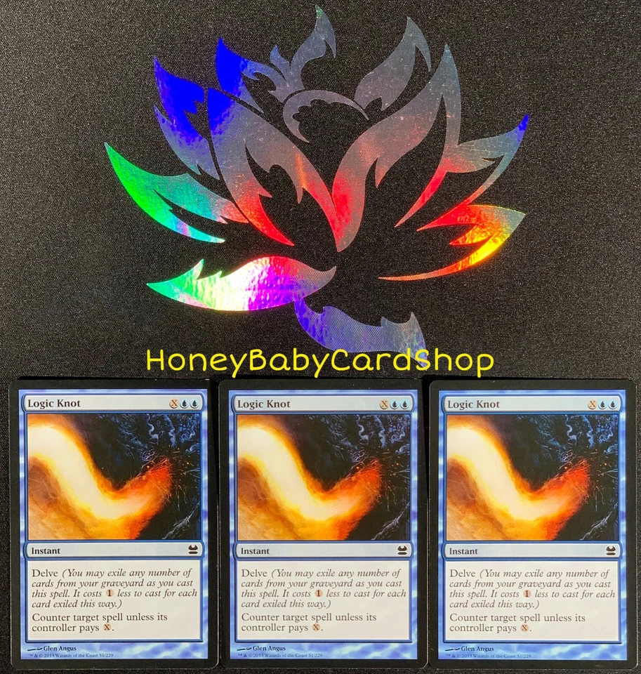 MTG Modern Masters 2013 Logic Knot M/NM x 3 Cards English MMA Common Set - Image 1 of 1