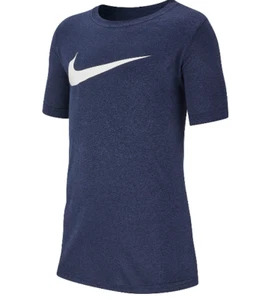 NEW Nike Boys' Legend Swoosh Dri-Fit Graphic Crew Neck T-Shirt Size Medium - Picture 1 of 3