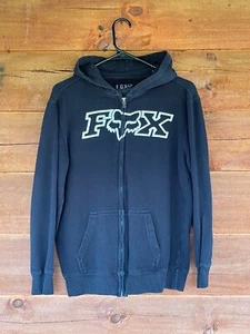FOXHEAD FULL ZIP HOODIE YOUTH XL BLACK ITEM #902 - Picture 1 of 4