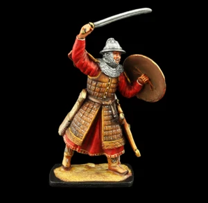 Soldado de hojalata coleccionable guerrero mongol, siglo XIII mongoles - Imagen 1 de 7