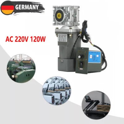 NISORPA 220V Schneckengetriebemotor mit Drehzahlregler Leistungsstarker Elektromotor