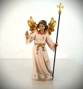 Kostner Krippenfigur , Weg weisender Engel aus Holz geschnitzt  16 cm geschnitzt - Bild 1 von 5