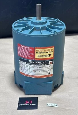 NEW SURPLUS- Reliance Duty Master 3~AC Motor P48H1301P-US 1/3Hp 1725RPM WARRANTY - Image 1 of 4