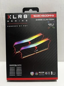 PNY XLR8 Gaming 16GB (2x8GB) DDR4 DRAM 3600MHz (PC4-28800) CL18 1.35V - Picture 1 of 7