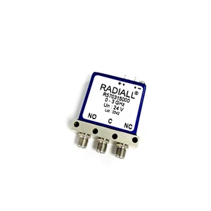 RADIALL R570315000 RADIALL DC-3.0 GHZ SPDT COAXIAL SWITCH 24VDC - Picture 1 of 3