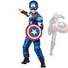 Boys Captain America Costume Marvel Avengers Child Superhero Fancy Dress New