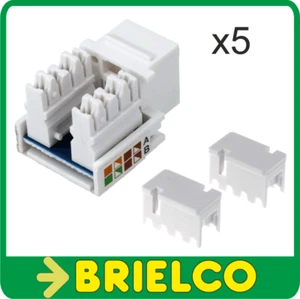 CONECTOR MODULAR RJ45 CAT.6 UTP HEMBRA PANEL PARA CRIMPAR 5 UNIDADES BD4591/5 - Imagen 1 de 2