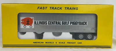 American Models Illinois Central Semi-trailer T-9 S-Gauge 1:64 Scale New in Box! - Image 1 of 3