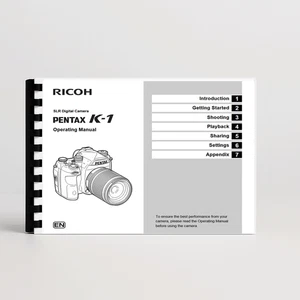Owners Manual for Ricoh Pentax K-1  K1 Camera - Picture 1 of 1