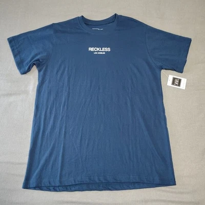 Camiseta grande azul Young and Reckless Y&R para hombre Foto 1 de 4