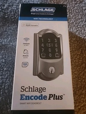 💥Newschlage Encode *Plus* BE499WBCAM619 Smart Wifi Deadbolt💥 (#*****) E3 - Immagine 1 di 4