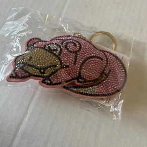 Sleeping Slowpoke Rhinestone Keychain RARE Pokemon Center Japan / US SELLER - Picture 1 of 4