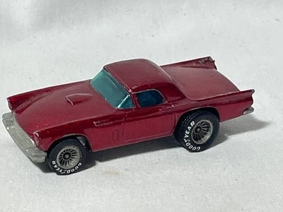 1977 Hot Wheels 57 T-Bird, Real Riders, Red, Hong Kong, 1/64 - Image 1 of 4