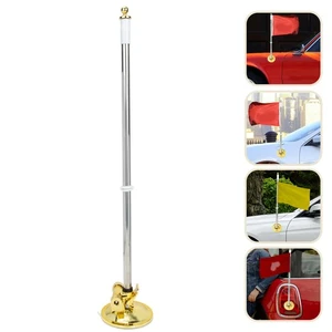  Car Suction Flagpole Stand Flagpole Base Universal Flagpole Bracket Car Flag - Picture 1 of 12