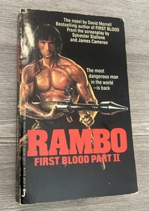 Rambo : First Blood Part II by David Morrell Jove Edition novel 1985 - FREE SHIP - Foto 1 di 3
