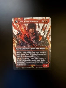 MTG Final Fantasy English Clive, Ifrit's Dominant Borderless 0318 Non-Foil - Picture 1 of 2
