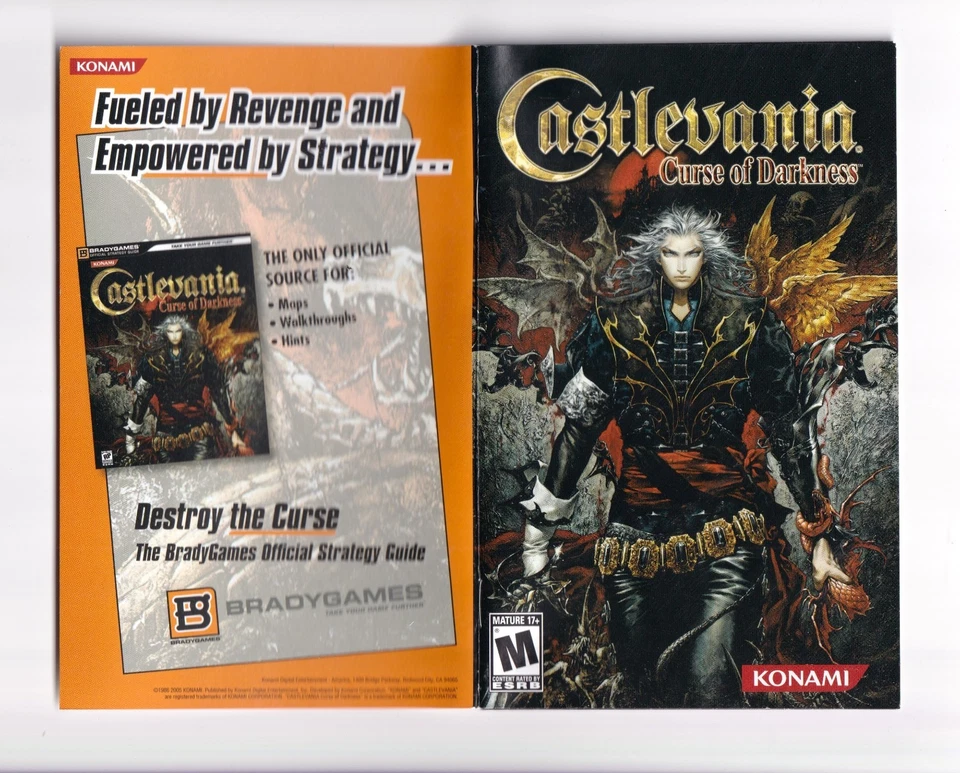 Castlevania Curse of Darkness — подлинный буклет с инструкциями по эксплуатации — PS2 - Изображение 1 из 1