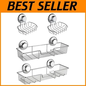 Waterproof Shower Organizer with Suction Cups - Picture 1 of 9