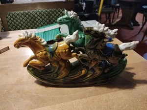 Galoppierende Pferde Figur Tang Sacai Nachbildung - Bild 1 von 6