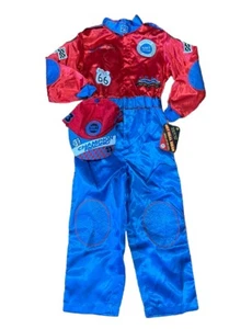 Neu mit Etikett Aeromax Toys Rennfahrer Halloween/Anzieh Kostüm & Hut Set Größe 6-8y - Bild 1 von 7